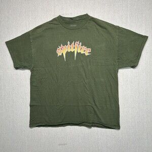 Vintage Y2K Spitfire Wheels Skateboard Shirt Green Men’s Size XL
